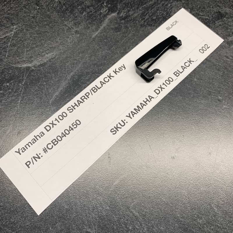 ORIGINAL Yamaha Replacement SHARP/BLACK Key (CB040450) for DX100, CS01 image 1