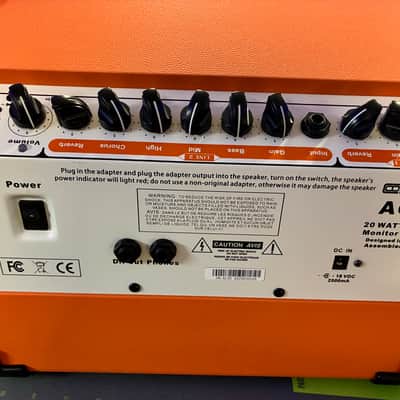 CoolMusic AC20 - Orange - Bluetooth Acoustic Guitar Amp image 2