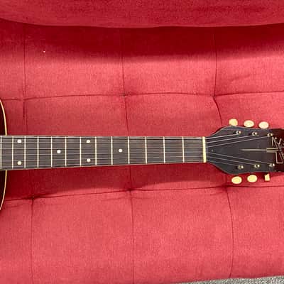 Silvertone H708 by Harmony Acoustic Archtop Guitar 1947 - Sunburst image 9