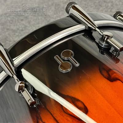 Sonor SQ2 Beech 5pc Drum Set Black to Red Burst over African Marble Gloss image 7