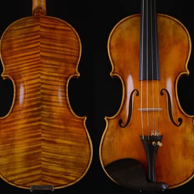 Master Violin Guarneri del Gesu 1743 Cannone Violin Loud&Rich Tone!No.W-060 image 2