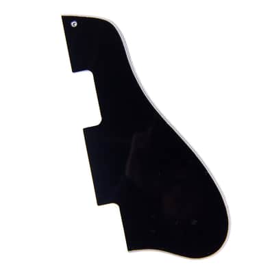 Custom Early era ES 330 Style Guitar Pickguard ,no screw hole ,5ply Black