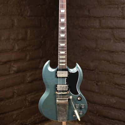 Gibson Custom 1964 SG Standard Reissue with Maestro, Ultra Light Aged, Pelham Blue (New) image 1