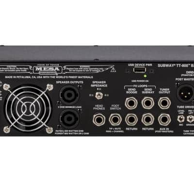 Mesa Boogie Subway TT-800 Bass Amplifier Head image 4