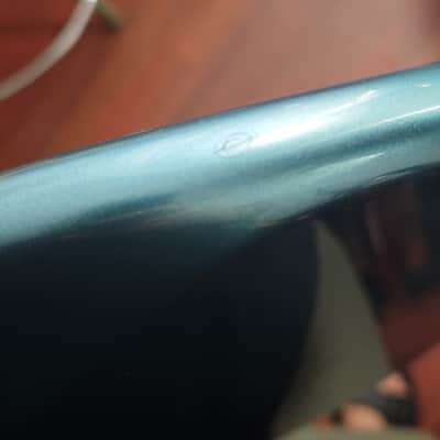 Squier James Johnston Signature Jazz Bass 2010 - Lake Placid Blue image 10