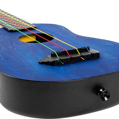 Flight TUSL-KIDZ Concert Scale Soprano Travel Ukulele New - Blue image 8