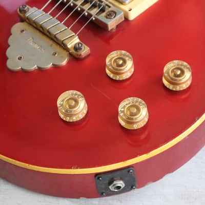 1982 Ibanez Japan AR100 Artist Double Cutaway (Fire Red) image 3