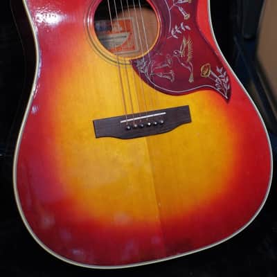 Gibson 1974 Hummingbird Custom, Cherry Sunburst (Pre-Owned) image 12