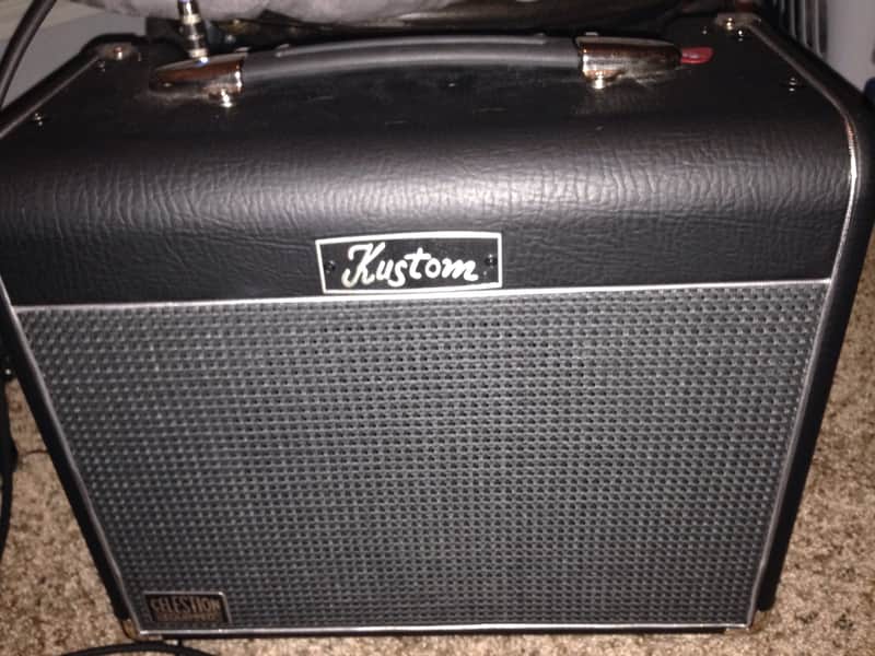Kustom HV20 High Voltage Hybrid Tube with effects - Black hv20t image 1