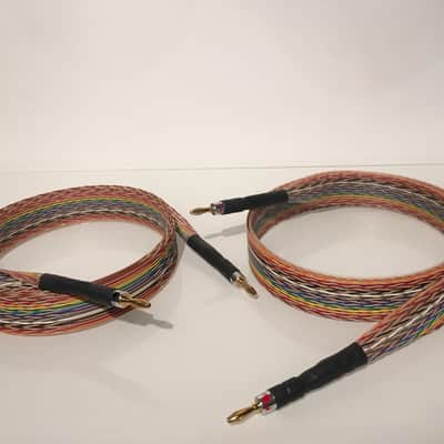 Pine Tree Audio 6 foot Rainbow Ribbons 14Awg Speaker Cables image 1