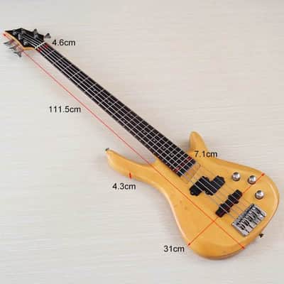 Custom 5 String Electric Bass, 24 Frets Fingerboard image 6