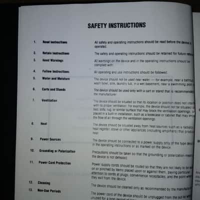 3rd Edition Operation Manual for Otari DTR-90 R-DAT Recorder 1993 image 3
