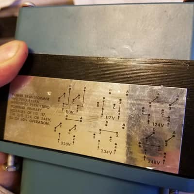 Tektronix 120-142 Power Transformer high-power Tube Amp TESTED Vintage 1961 Blue image 5