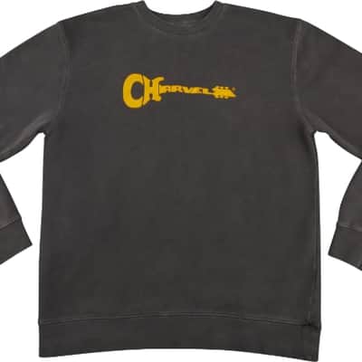Charvel Guitars Logo Sweatshirt, Gray/Yellow, Large (L) image 1
