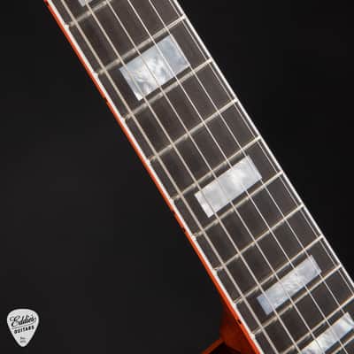 Gibson Custom Shop Made 2 Measure Les Paul Custom Figured Orange Widow 10.0 #CS600375 image 9