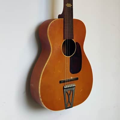 Harmony H927 "Stella" Parlor Tailpiece Guitar - 1960s - Natural - AS-IS image 4
