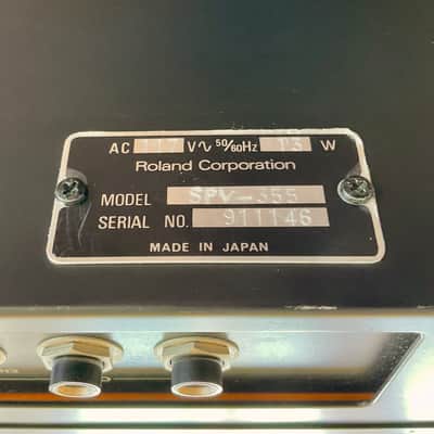 Roland SPV-355 P/V Rackmount Synthesizer 1979 -1984 - Black image 3