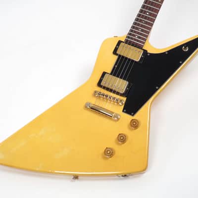 1983 Gibson Explorer Korina Heritage Series - Rare Original Ivory White Finish! - Shaw Pickups - Original Case image 6