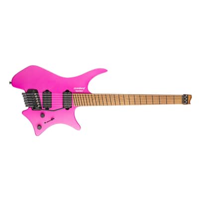 Strandberg Boden Standard N2.6T Headless Multi-Scale Guitar w/ Seymour Duncan Pickups & Gig Bag - Electric Fuchsia Metallic image 3
