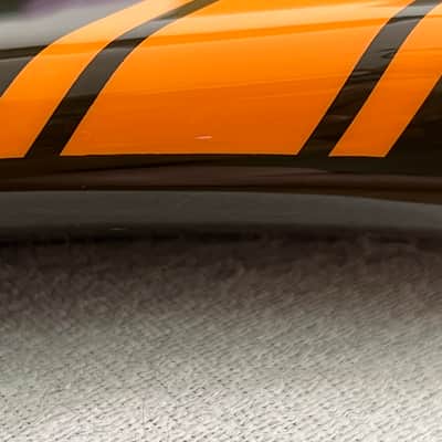 Fender To The Stars Limited Edition Tom Delonge "Padre" Stratocaster 2025 - Brown w/ Orange Competition Stripe image 9