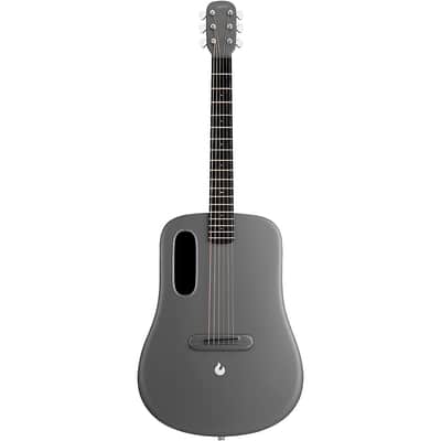 LAVA MUSIC LAVA ME 4 Carbon Fiber 38" Acoustic-Electric Guitar With Airflow Bag - Regular Space Grey image 3