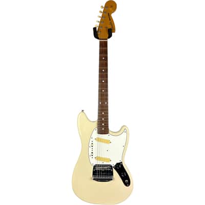 Fender Japan 66 Reissue Mustang 1997-2000 - Vintage White image 3