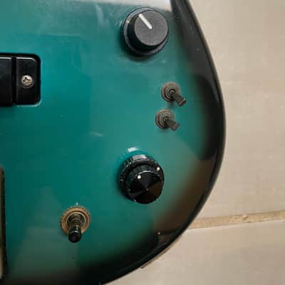 Aria Pro II  RSB Deluxe II Bass 1983 - Blue Burst MIJ Matsumoku John Taylor Cliff Burton image 3