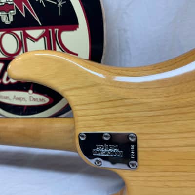 Ernie Ball Music Man Sterling 4H 4 H Piezo 4-string Bass 2009 - Natural Gloss image 13