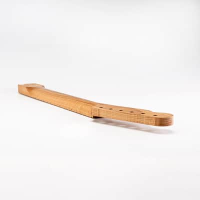 Allparts Select "Licensed by Fender®" AAA+ Roasted Flame Maple "VIN-MOD" Replacement Neck for Telecaster® - Unfinished - Chunky C Shape image 12