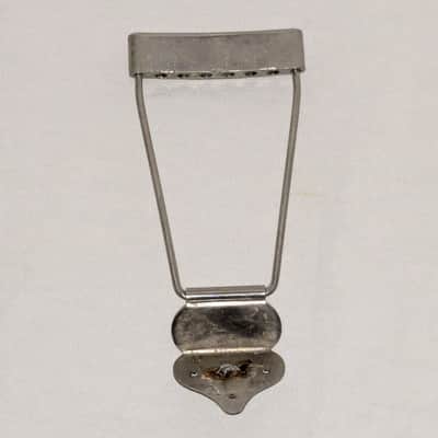 Gibson Vintage 1957 ES-125 Nickel Trapeze Tailpiece 1955 1956 1958 1959 1950's image 2