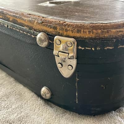 Vintage 1960’s-1970’s Gibson Hardshell EB Bass Case Made in USA Yellow Gold Interior - TLC image 17