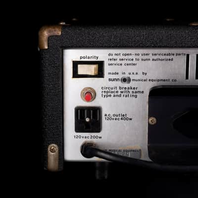 Pre-Owned 1970's Sunn Concert Bass Amp Head - Silverface image 7