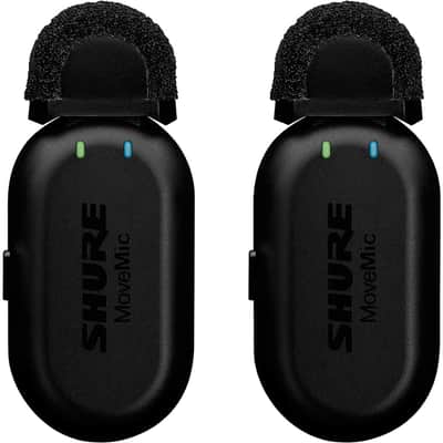 Shure MoveMic Two 2-Channel Wireless Lavalier Microphones Regular image 3
