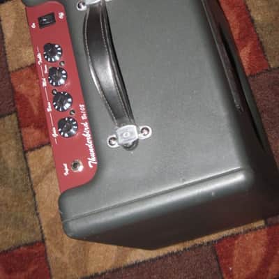 lightly used (less than light average wear) Behringer BX108 Thunderbird 1x8 Bass Combo Amp (Practice Bass Combo Amp) with power cord & copy of Owner's Manual (NOT a tube amp) image 11