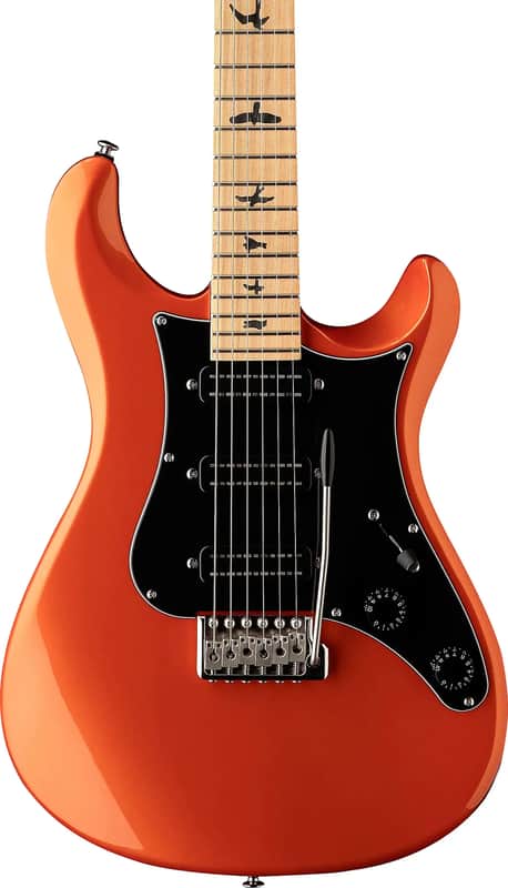 PRS SE NF3 Electric Guitar, Maple Fingerboard, Metallic Orange image 1