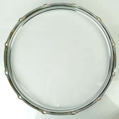Slingerland 15"12-Lug TDR-112 Snare Drum Batter Rim/Hoop Stick-Saver Vintage 70s image 7