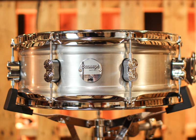 PDP 5x14 Concept Dual-beaded Brushed Aluminum Snare Drum - PDSN0514NBAC image 1