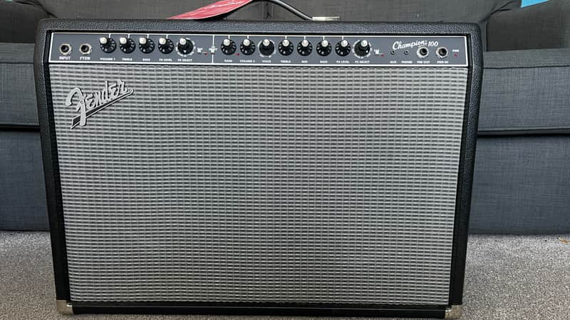Fender Champion 100 2-Channel 100-Watt 2x12" Solid State Guitar Combo 2013 - Present - Black image 1