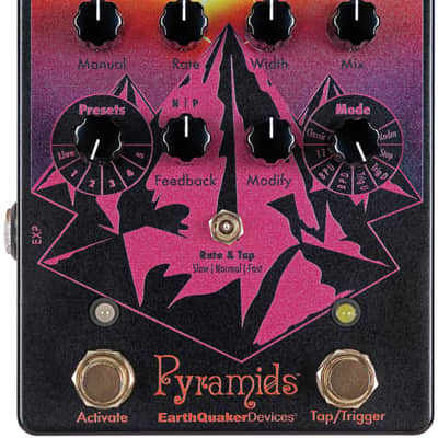 EARTHQUAKER DEVICES Devices Pyramids "Solar Eclipse" - Stereo Flanging Device Bild 1