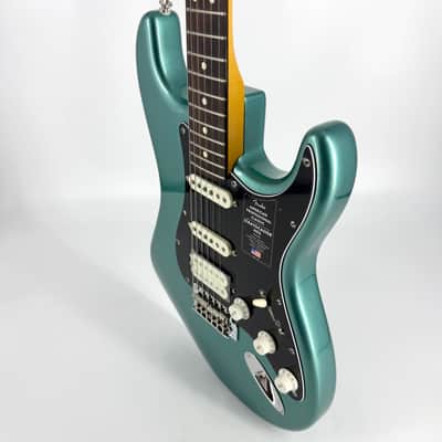 2025 Fender American Professional Classic Stratocaster HSS – Faded Sherwood Green Metallic image 11