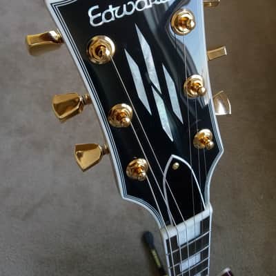 Edwards ESP - 2025 - Extremely Limited - Cherry - Custom Pickups - Grover Locking Tuners - Upgraded Everything - TKL Hardshell Case - Excellent Condition - Fast FREE Shipping - Final Price Drop! image 12