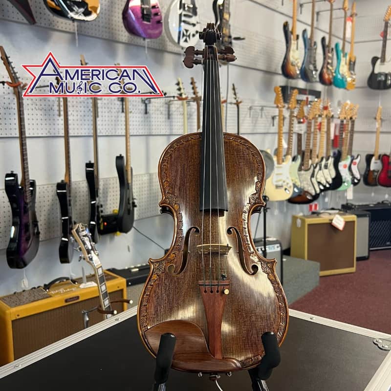 West Coast String Instruments Hand Carved Full Scale Phoenix Violin NM03 image 1