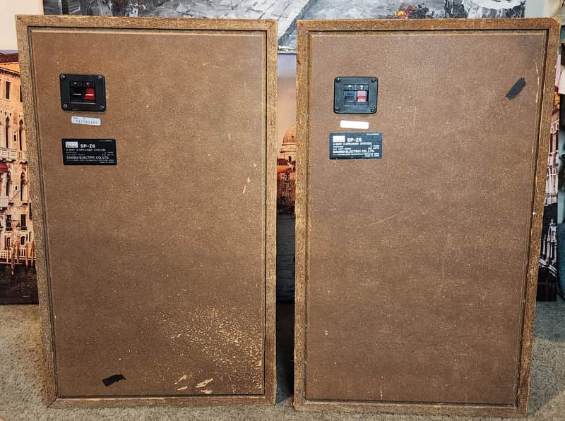 Sansui Sansui SP-Z6 Vintage Floor Speakers 80s - Walnut veneer