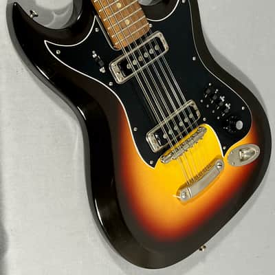 '60's Hagstrom 12 String Electric Solid Body Guitar - Sunburst image 6