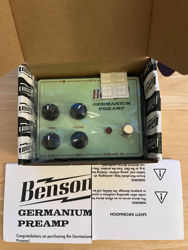 Benson Amps Germanium Preamp 2024 - Present - Seafoam Green