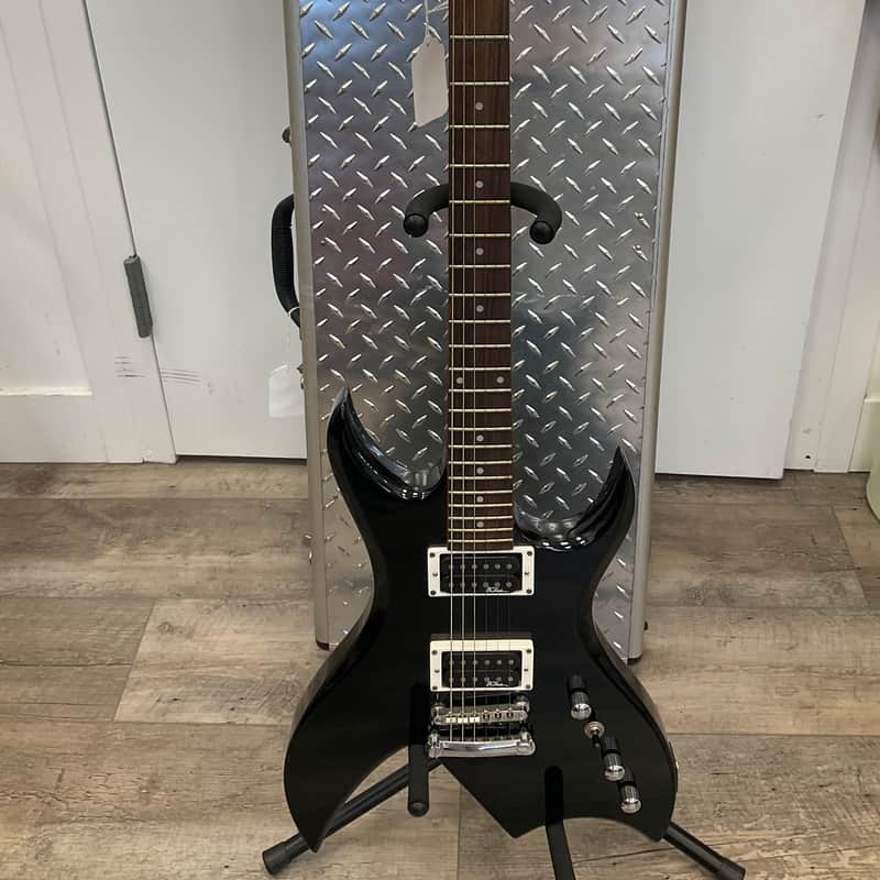 B.C. Rich Bich Electric Guitar - Black-With Hard case image 1