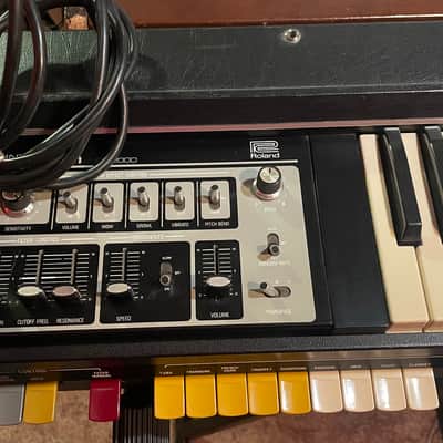 Roland SH-2000 37-Key Synthesizer 1974 - 1979 - Black image 2