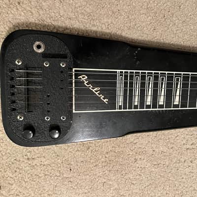 1964 Airline Lap Steel made by Valco- Black image 7