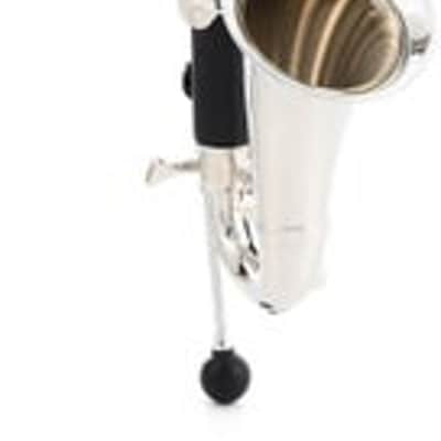 Backun Alpha Bass Clarinet with Backpack Case - Low C Nickel-plated Keys image 3