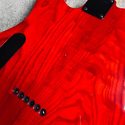2000s Fernandes TE-85T Ash Telecaster MIJ - Takuya Signature Japan Transparent Red image 15